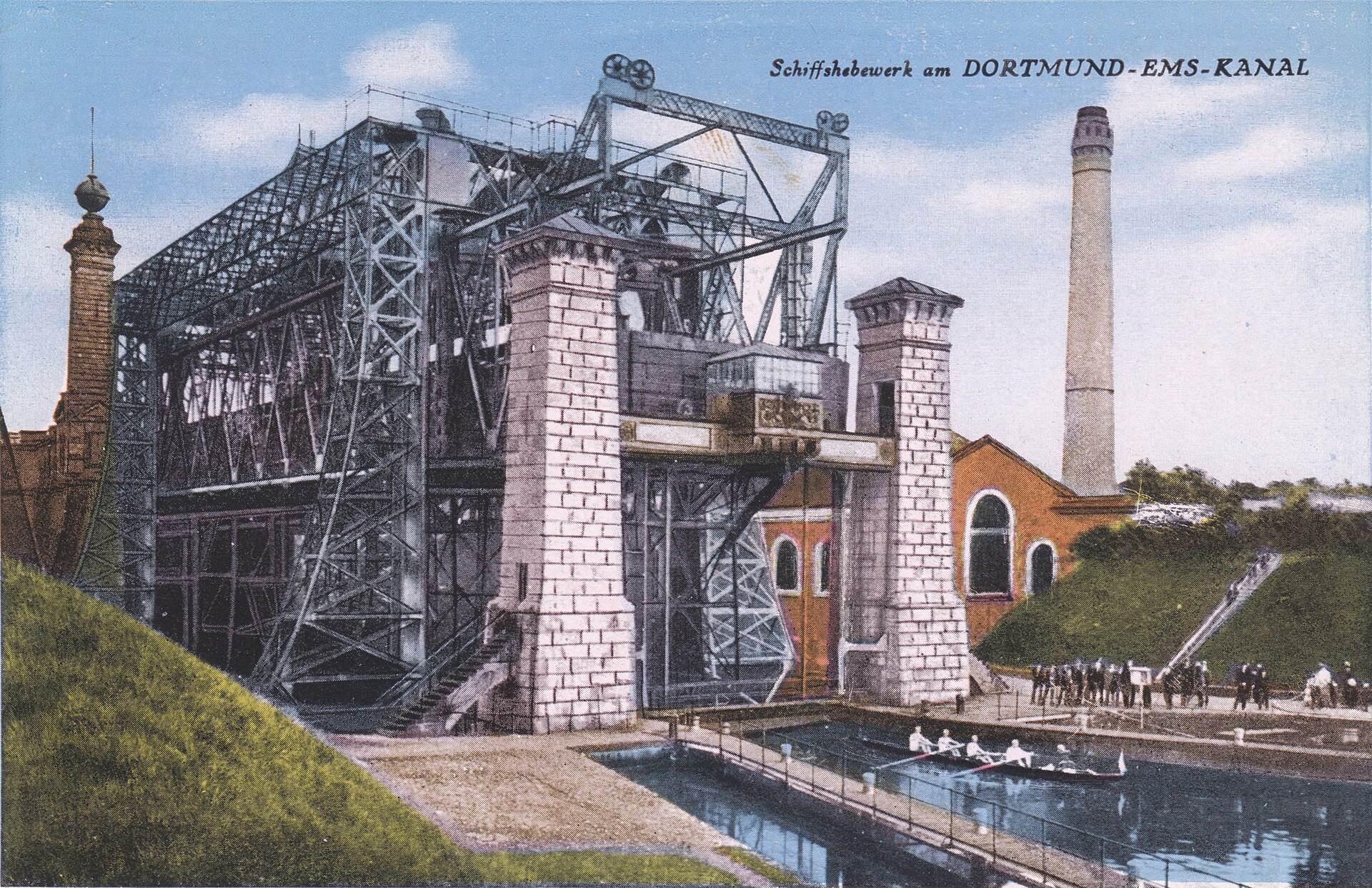 Das Schiffshebewerk Henrichenburg, Postkarte