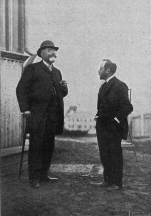 Die Meteorologen Richard Assmann und Arthur Berson, Aufnahme vor 1907