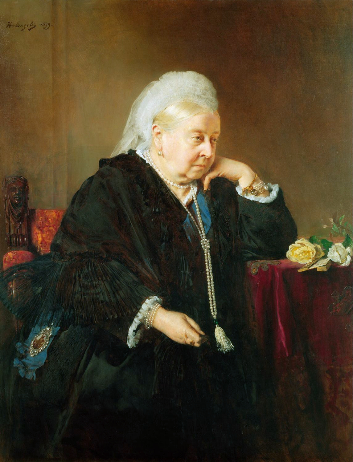 Königin Viktoria, Gemälde von Heinrich von Angeli, 1899
