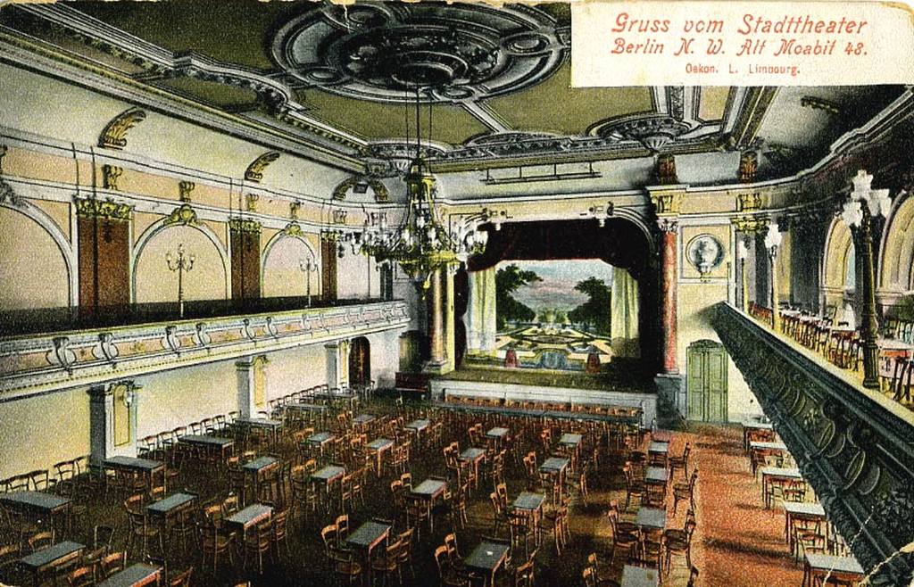 Der Zuschauerraum des Stadttheaters Moabit