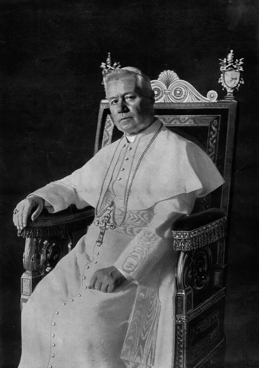 Papst Pius X., Porträt von Francesco De Federicis