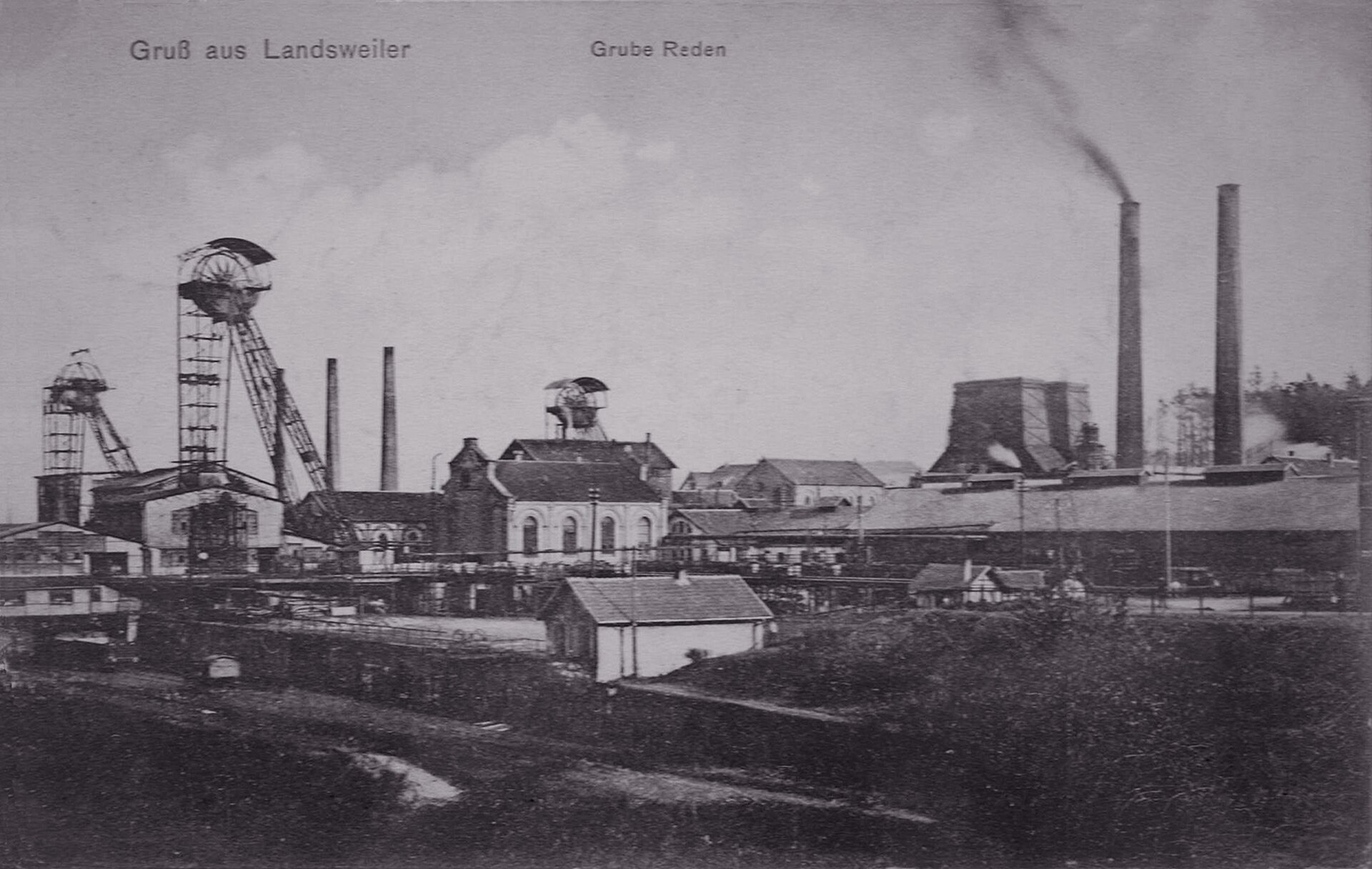 Grube Reden, Postkarte