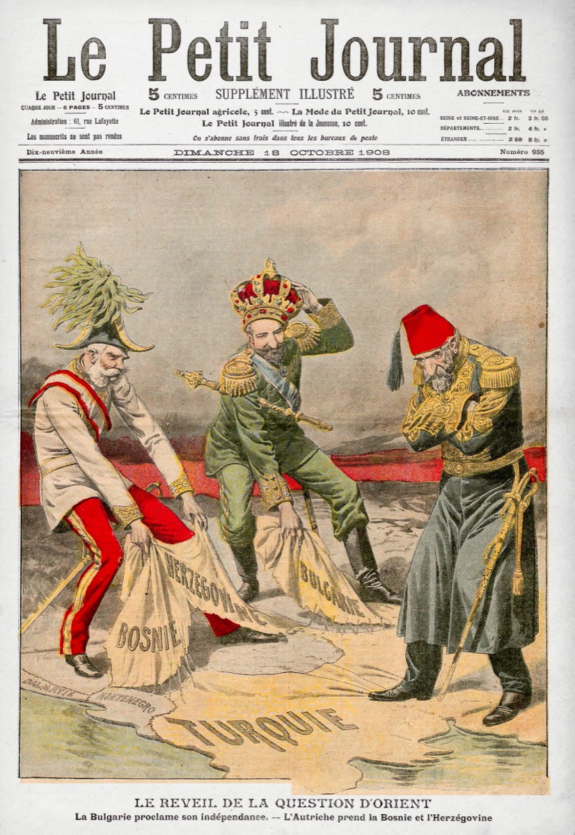 Titelblatt des Petit Journal zur Balkankrise