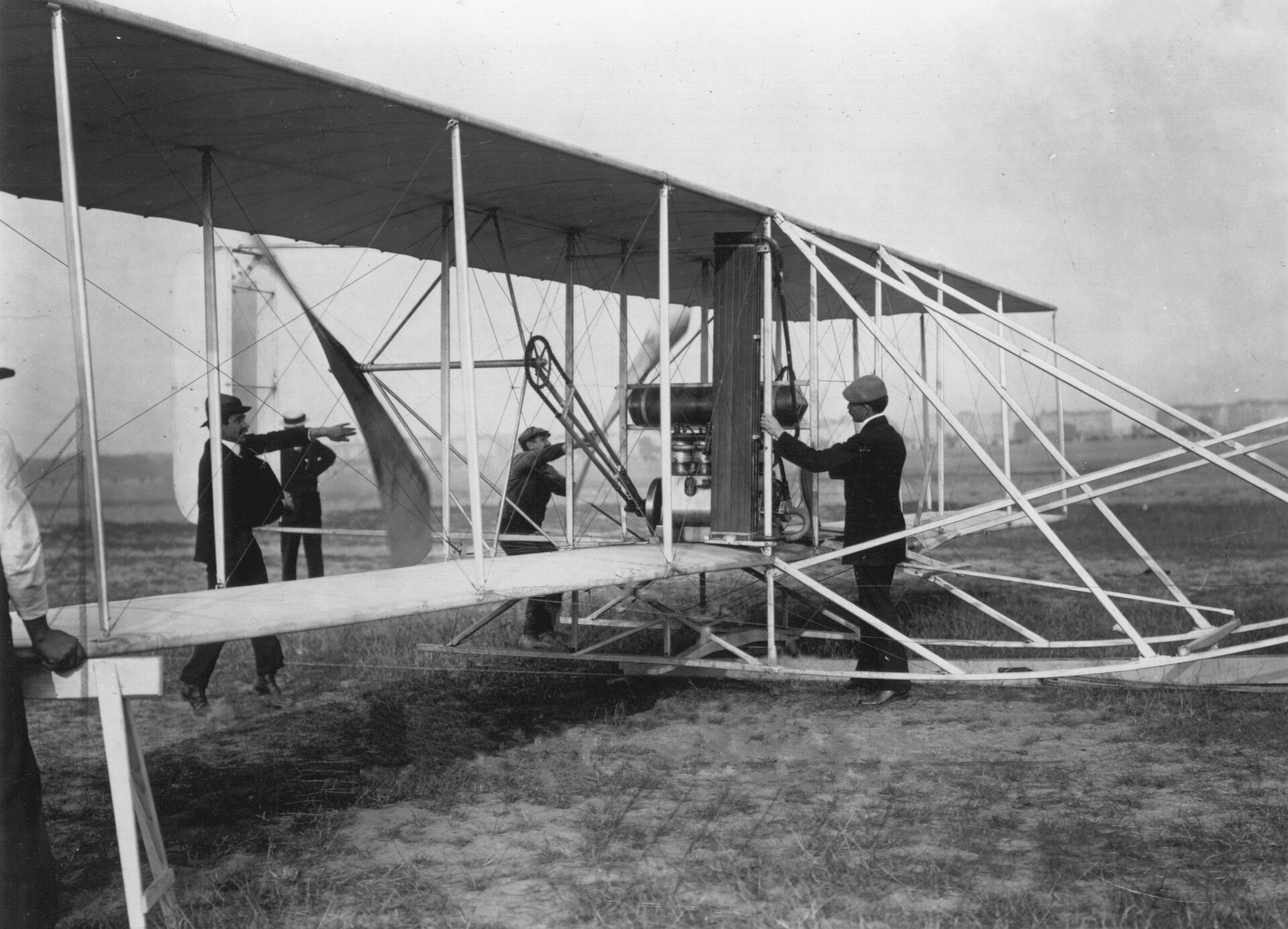 Orville Wright auf dem Tempelhofer Feld