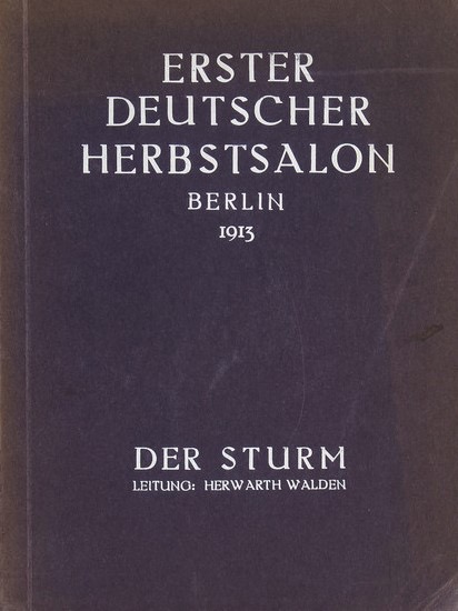Titelblatt der Zeitschrift Der Sturm