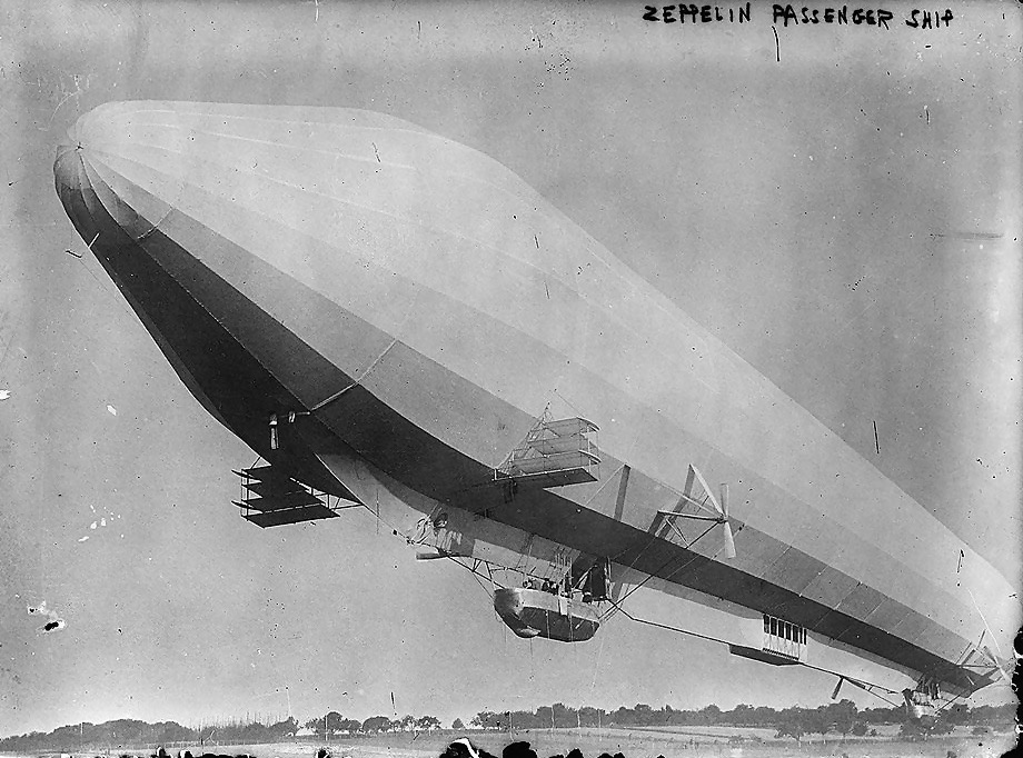 Das Passagierluftschiff LZ 7 Deutschland