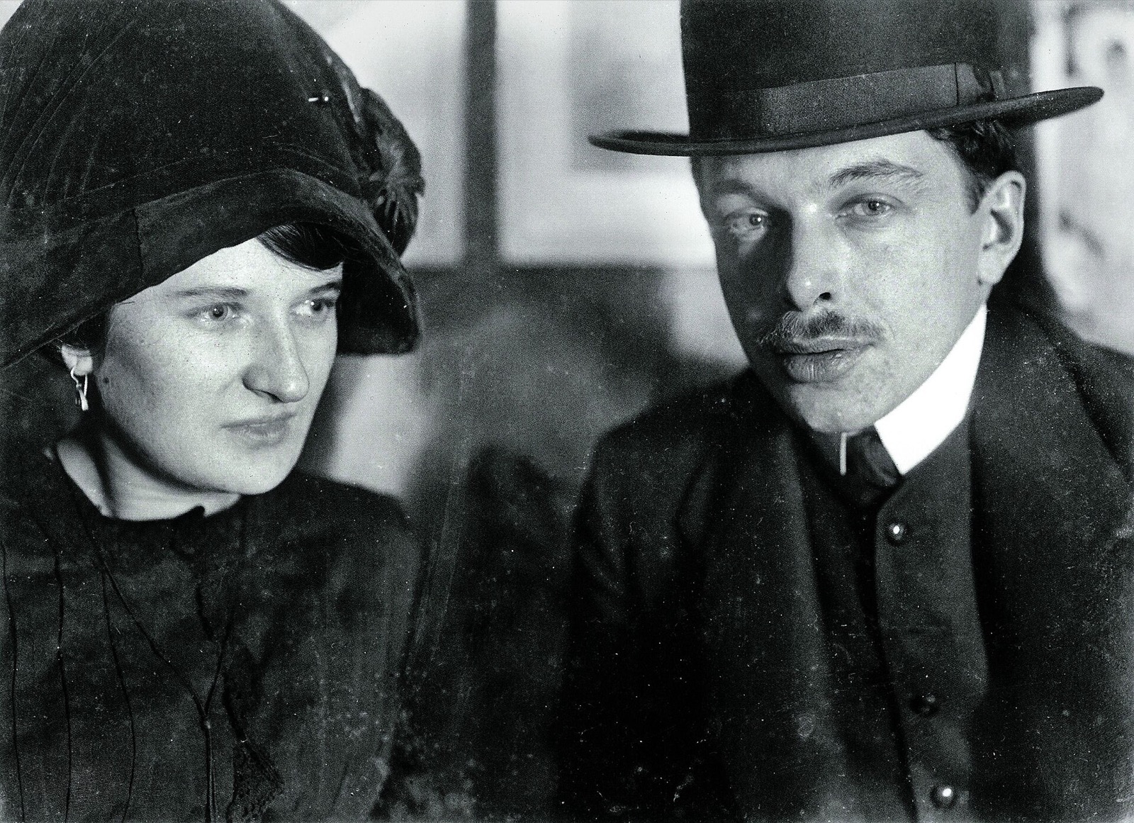 Ernst Ludwig Kirchner mit Doris Große, um 1910