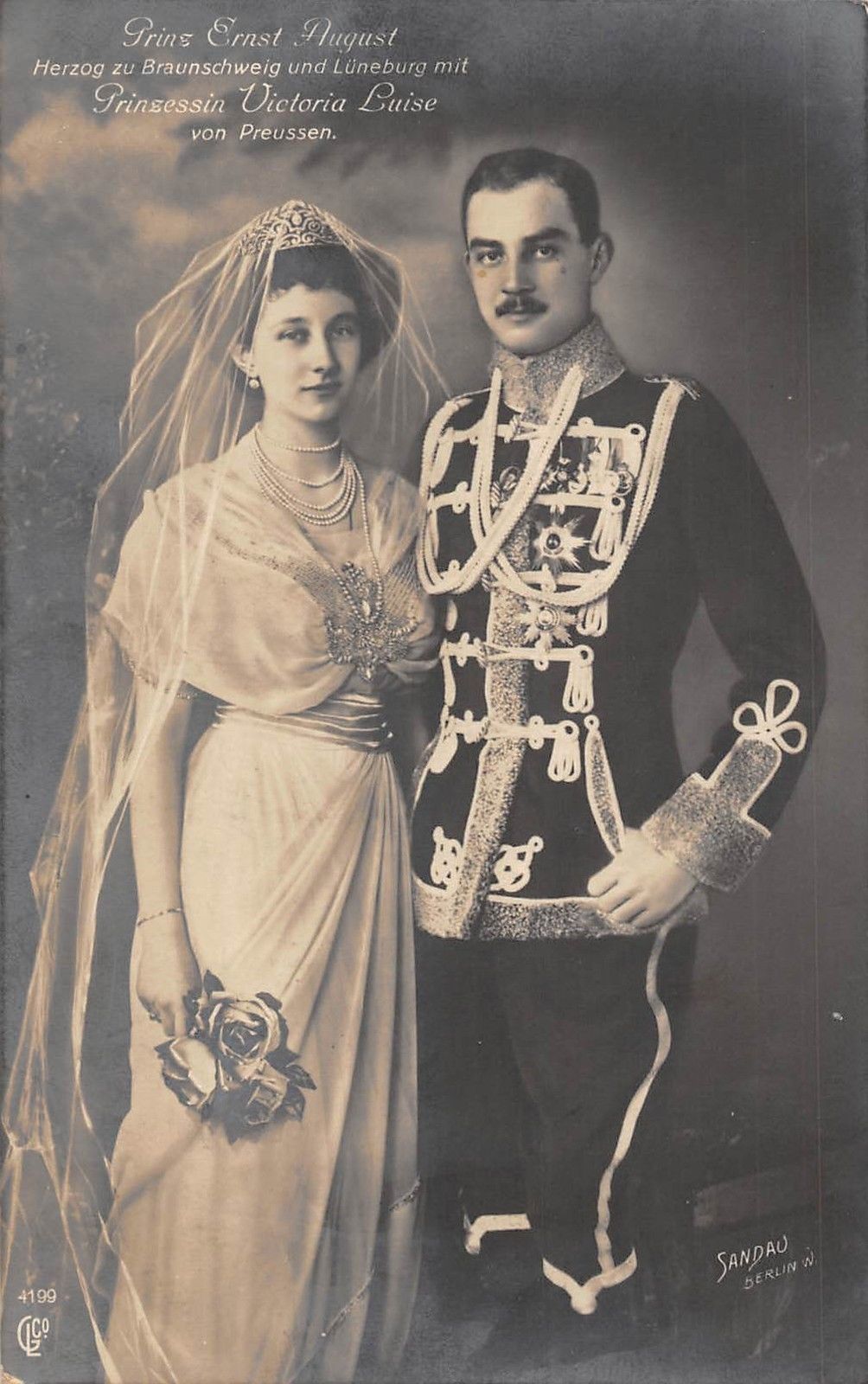 Brautpaar Viktoria Luise und Ernst August