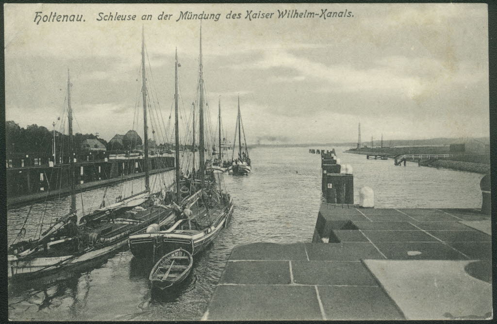 Holtenauer Schleuse des Kaiser-Wilhelm-Kanals