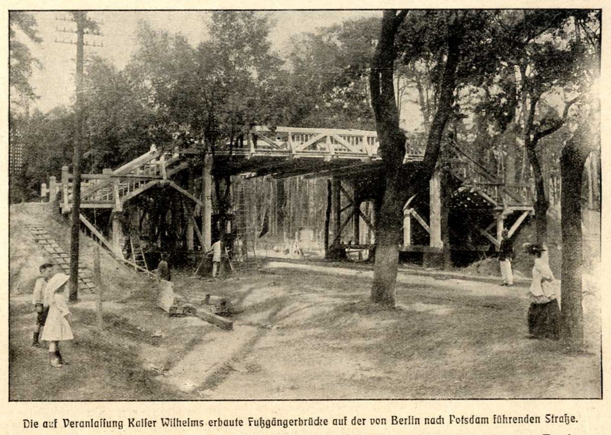 Fußgängerbrücke im Grunewald