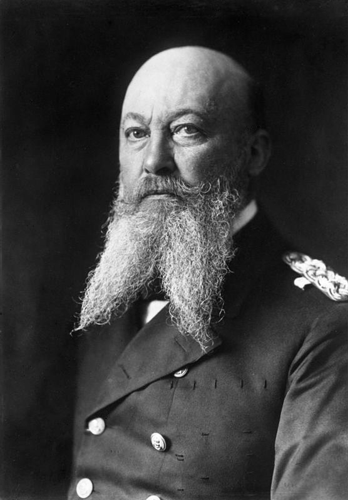 Porträt Großadmiral a.D. Alfred von Tirpitz