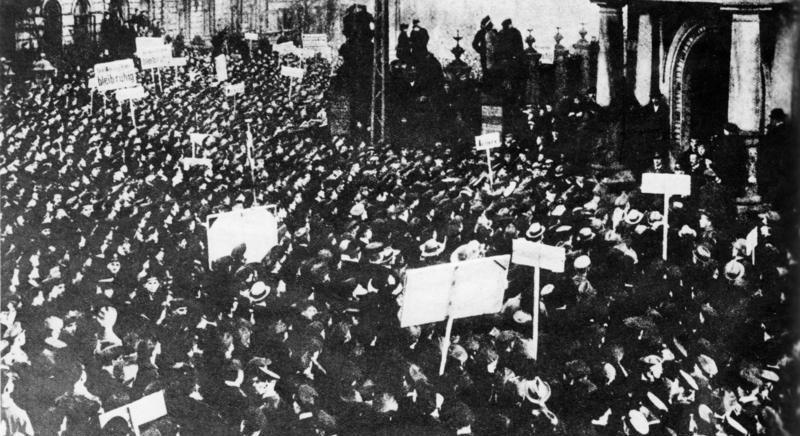 Szene aus dem Kieler Matrosenaufstand