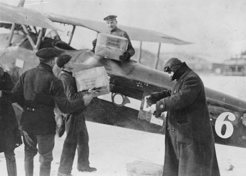Flugpost zwischen Berlin und Weimar