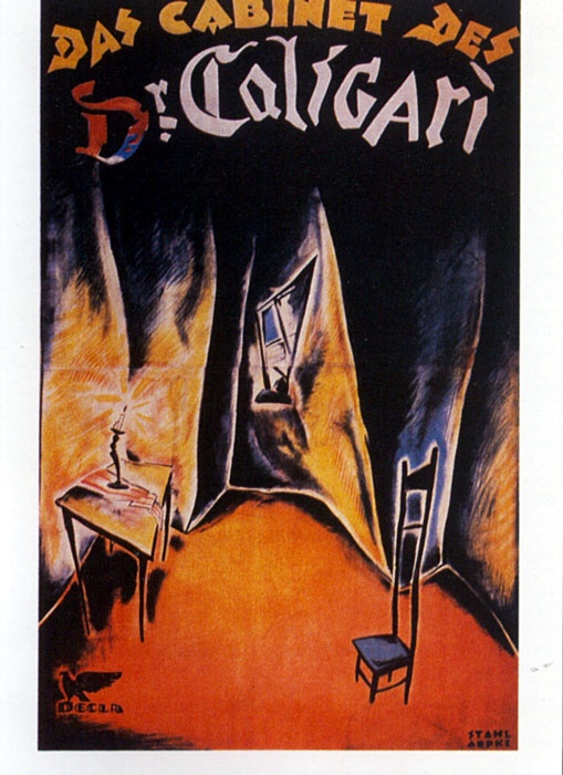 Kinoplakat zu „Das Cabinet des Dr. Caligari", 1920