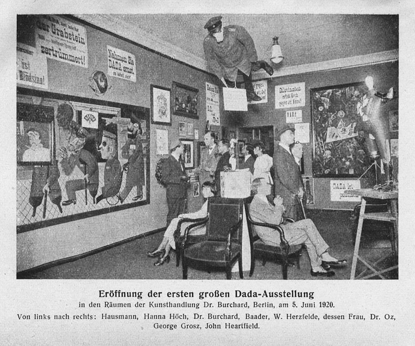 Eröffnung der Ersten Internationalen Dada-Messe, Berlin, 1920