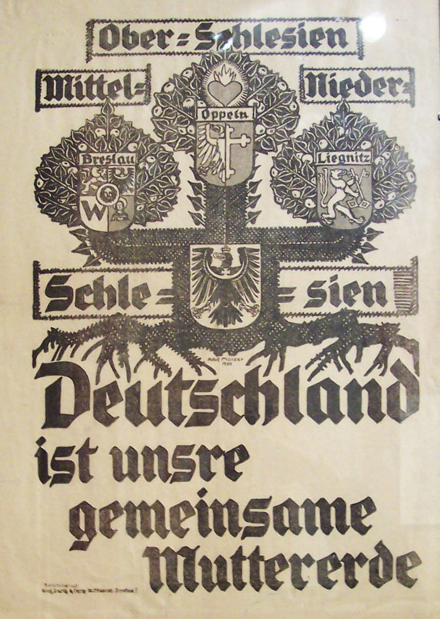 Propagandaplakat zur Volksabstimmung in Oberschlesien