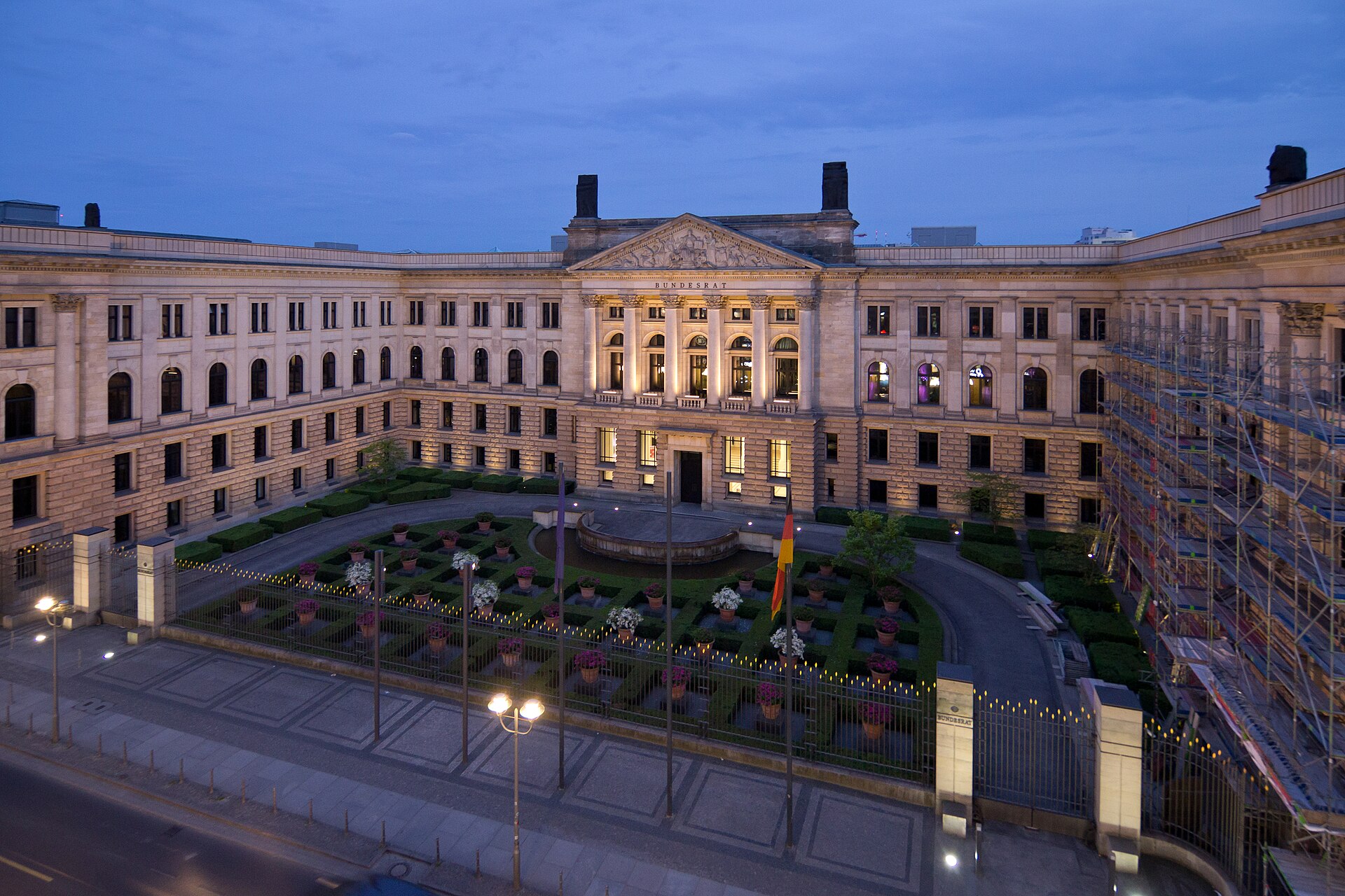 Das ehemalige Preußische Herrenhaus in der Leipziger Straße
