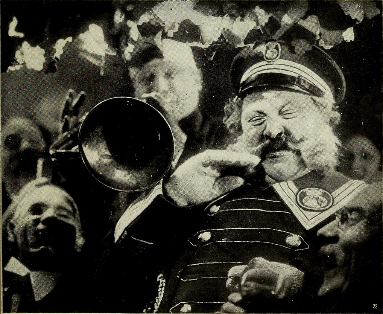 Szenenfoto aus „Der letzte Mann" mit Emil Jannings