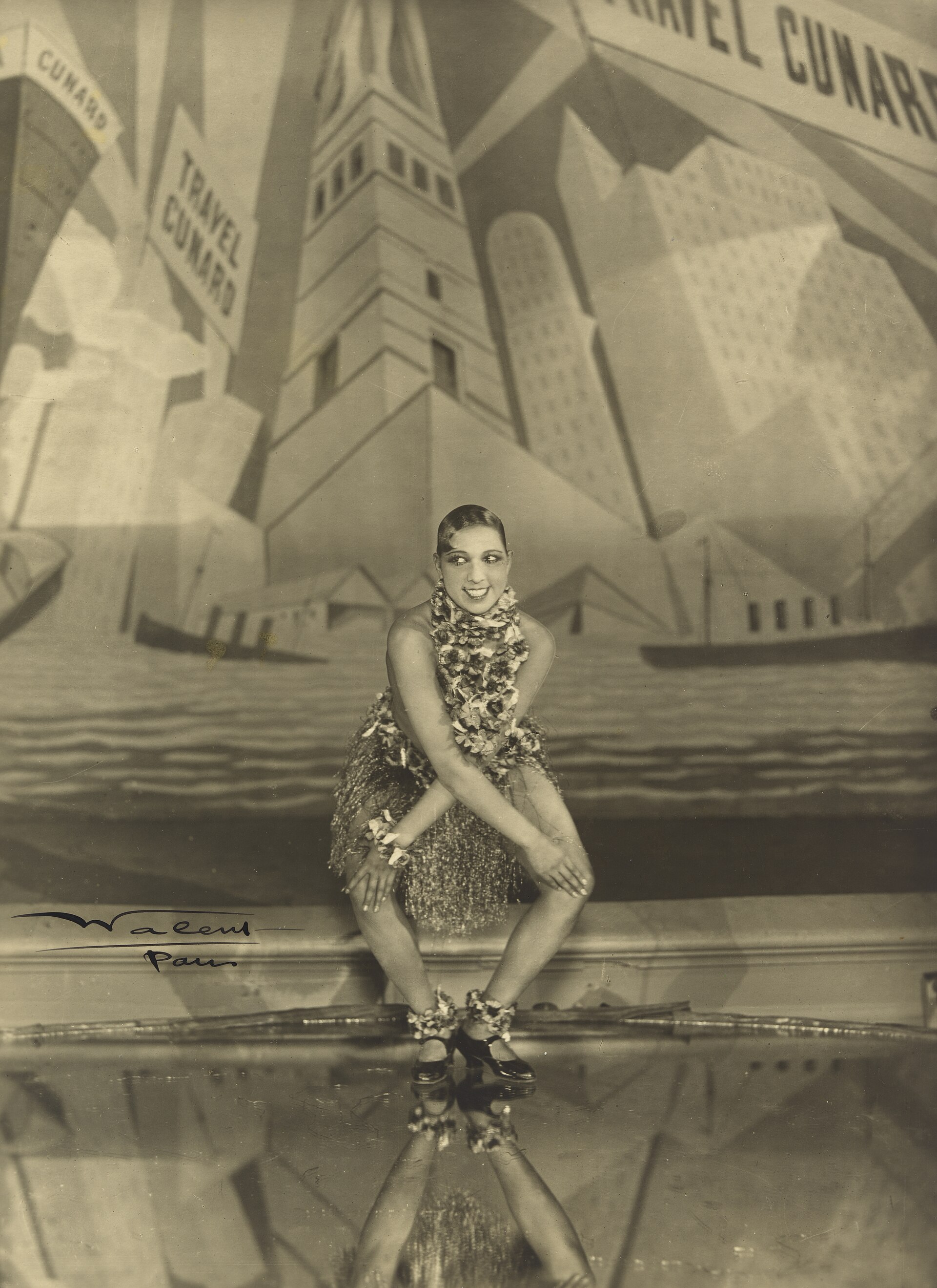 Josephine Baker, Porträtaufnahme von Walery, 1926