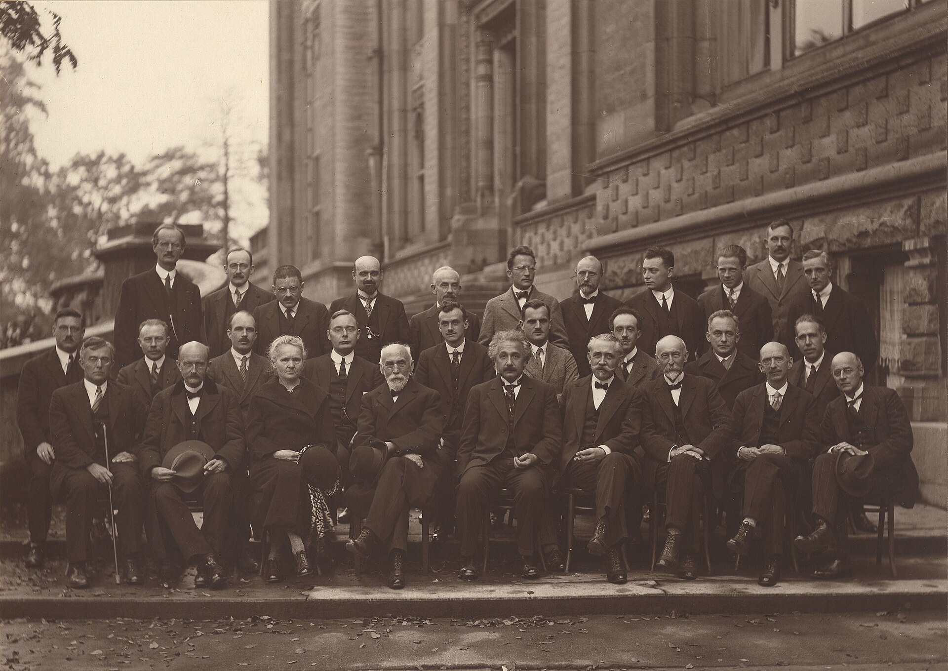 Teilnehmer der fünften Solvay-Konferenz 1927 in Brüssel