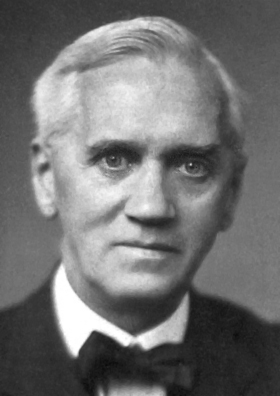 Sir Alexander Fleming, der im September 1928 in London das Penicillin entdeckt (Aufnahme von 1945)