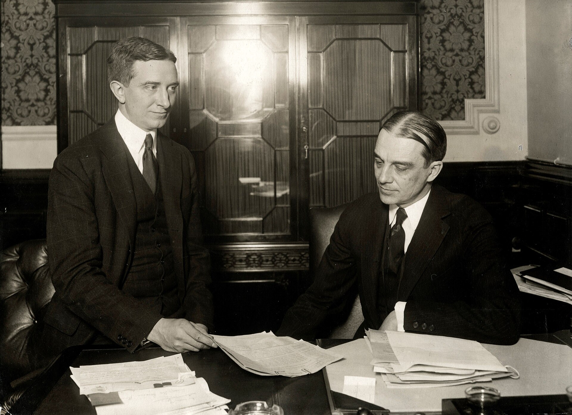 Owen D. Young, der amerikanische Vorsitzende der Pariser Sachverständigenkonferenz von 1929