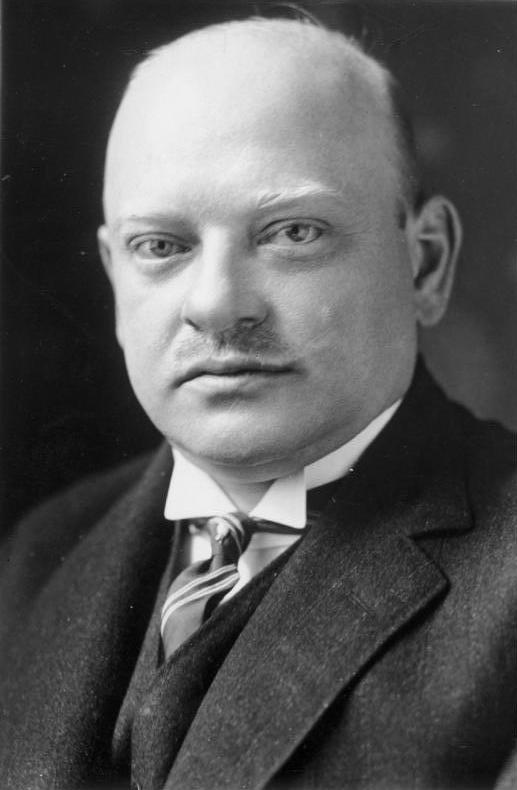 Reichsaußenminister Gustav Stresemann, Friedensnobelpreisträger von 1926, gestorben am 3. Oktober 1929