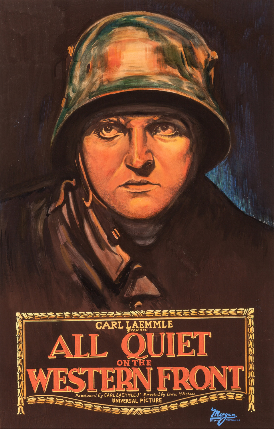 Plakat zur US-Verfilmung von Erich Maria Remarques Antikriegsroman „Im Westen nichts Neues"