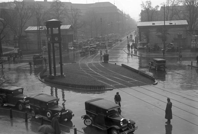 Potsdamer Platz während des BVG-Streiks