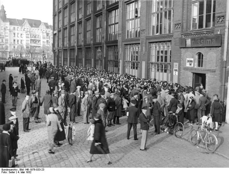 Unruhen vor dem Arbeitsamt Nordost in Berlin, Mai 1932