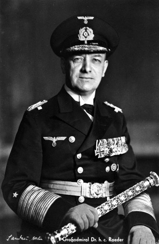 Erich Raeder, Oberbefehlshaber der Kriegsmarine, um 1935