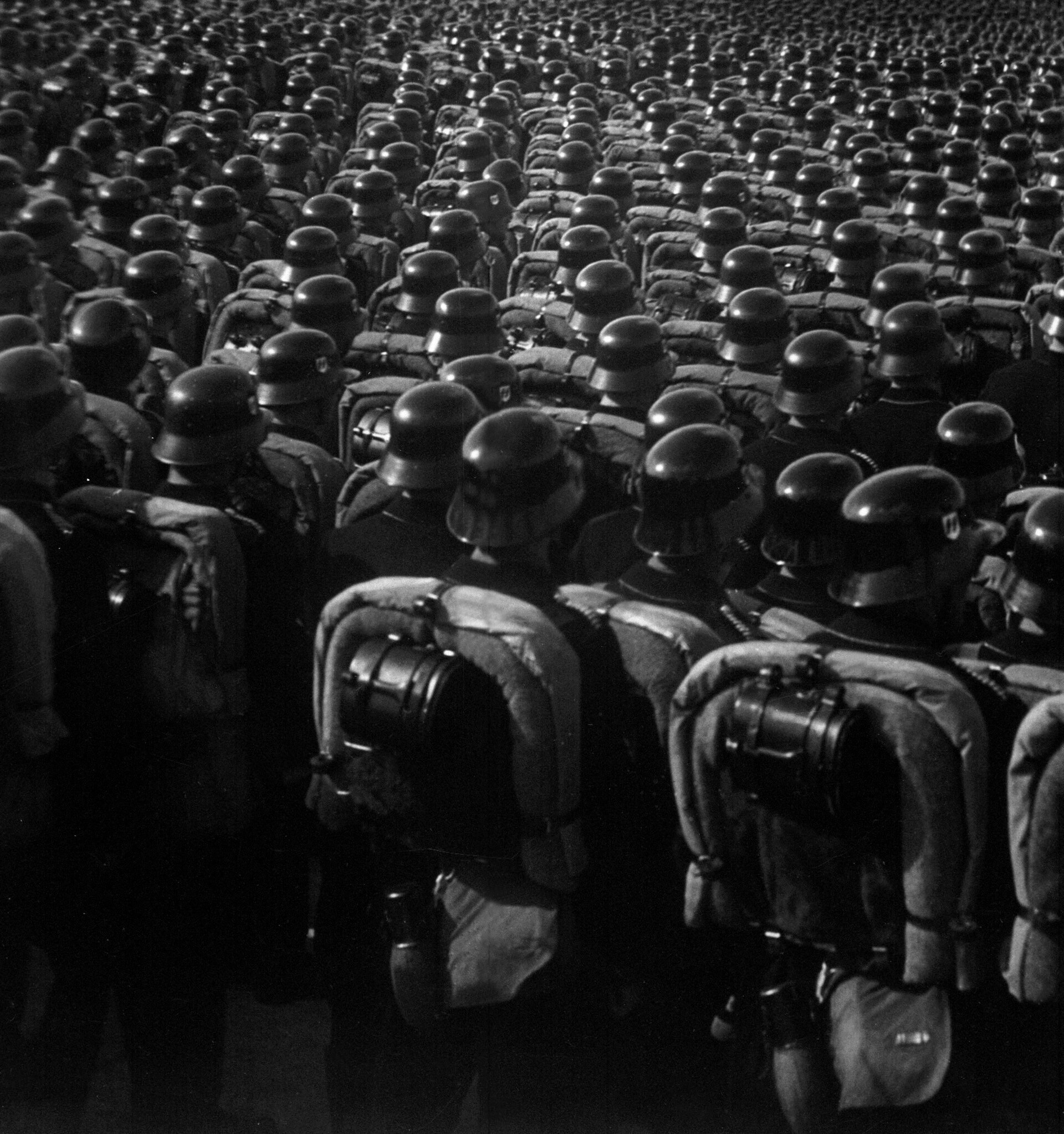 Massenappell auf dem Reichsparteitagsgelände in Nürnberg, 1935