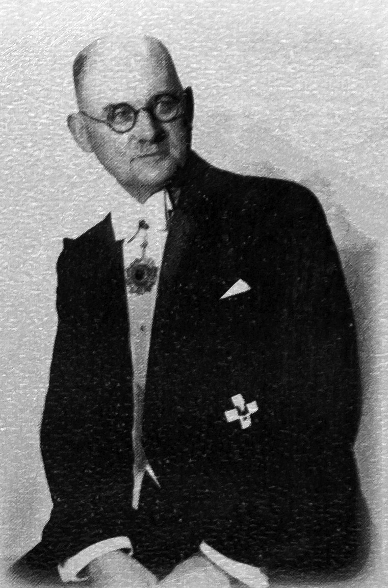 Der deutsche Kaufmann John Rabe, Vorsitzender der Internationalen Sicherheitszone von Nanking