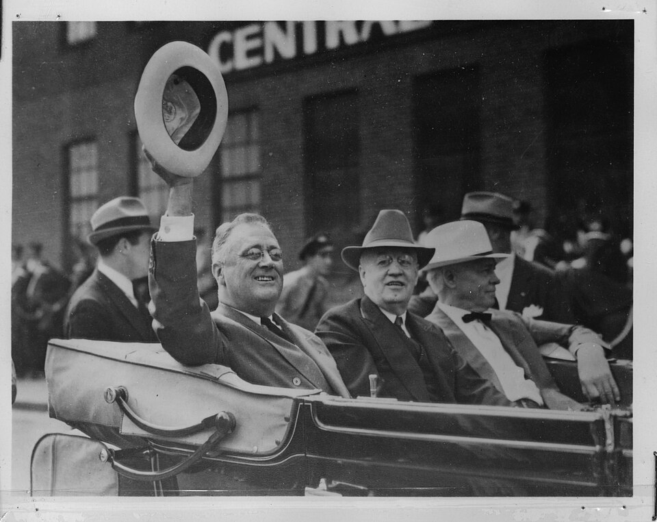Porträt von US-Präsident Franklin D. Roosevelt, 1938