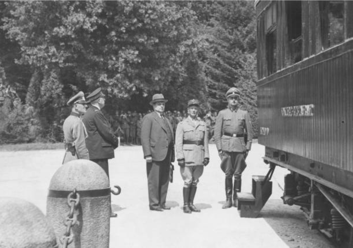 Der Waffenstillstand im Wald von Compiègne, Juni 1940