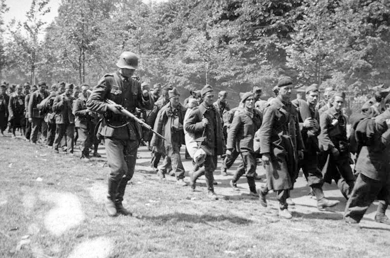 Kriegsgefangene nach dem Westfeldzug, Mai 1940