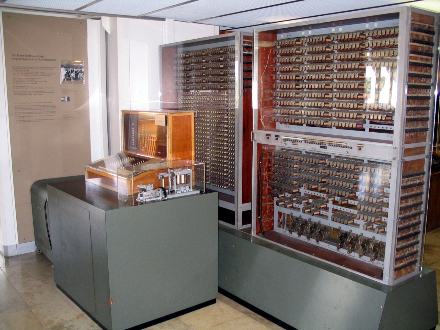 Nachbau des Zuse Z3 im Deutschen Museum München
