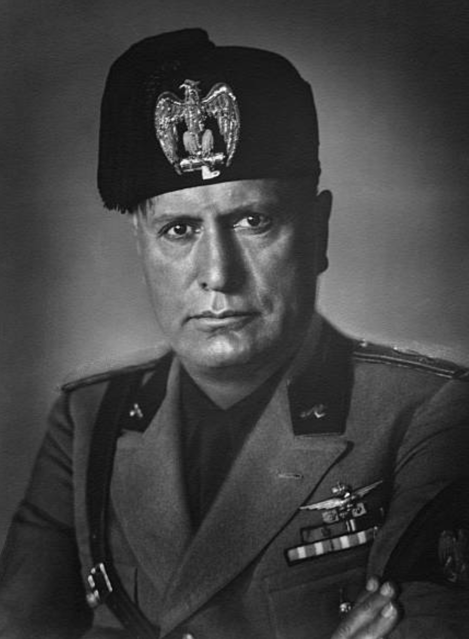 Benito Mussolini, im Juli 1943 gestürzt