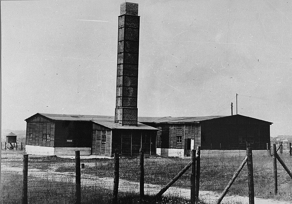 Krematorium des KZ Majdanek nach der Befreiung 1944