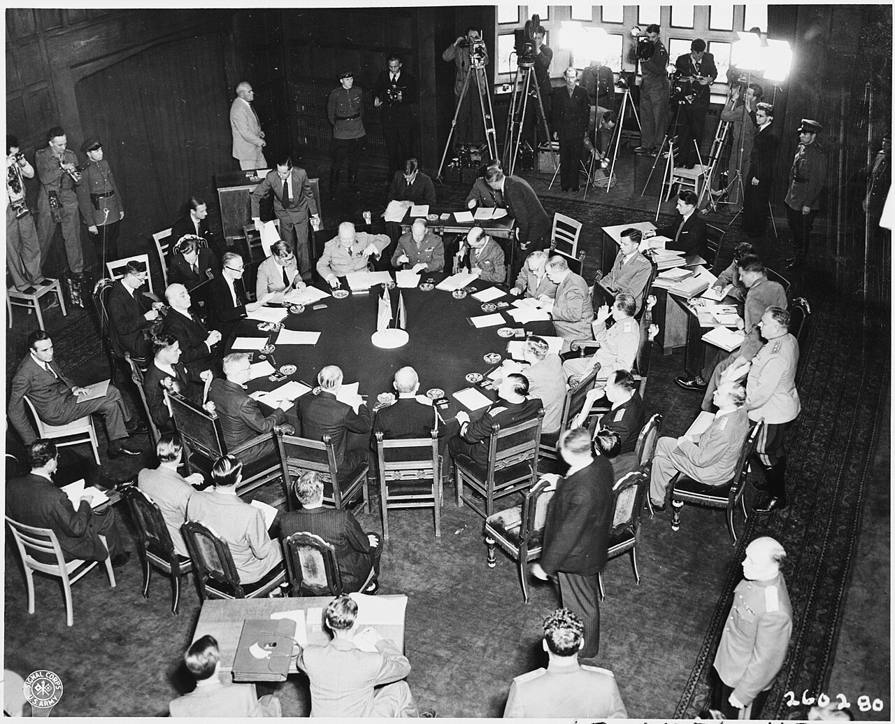 Die Potsdamer Konferenz auf Schloss Cecilienhof, Sommer 1945