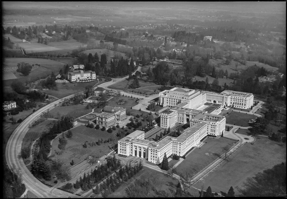 Der Genfer Völkerbundpalast, Schauplatz der GATT-Verhandlungen 1947