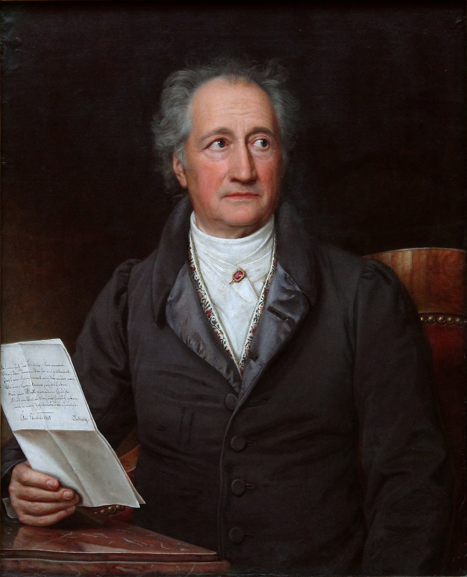 Goethe-Porträt von Joseph Karl Stieler, 1828