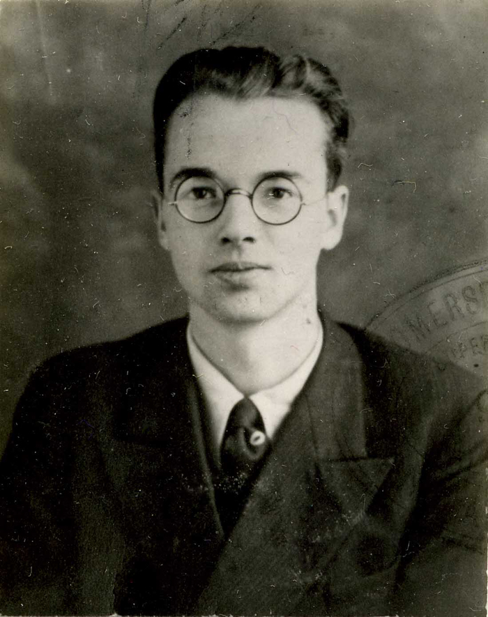 Polizeifoto des Atomspions Klaus Fuchs