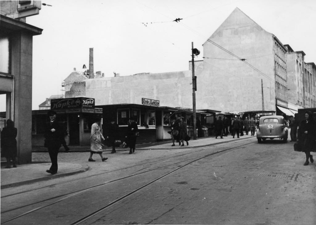 Holstenstraße, Ecke Faulstraße nach der Räumung