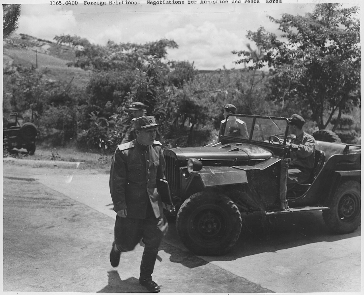 Waffenstillstandsgespräche zum Koreakrieg in Kaesong, 1951