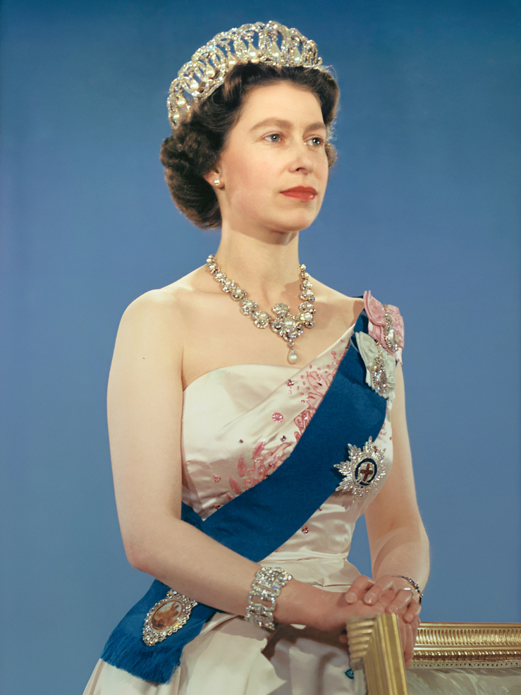Königin Elisabeth II., die 1952 den Thron besteigt