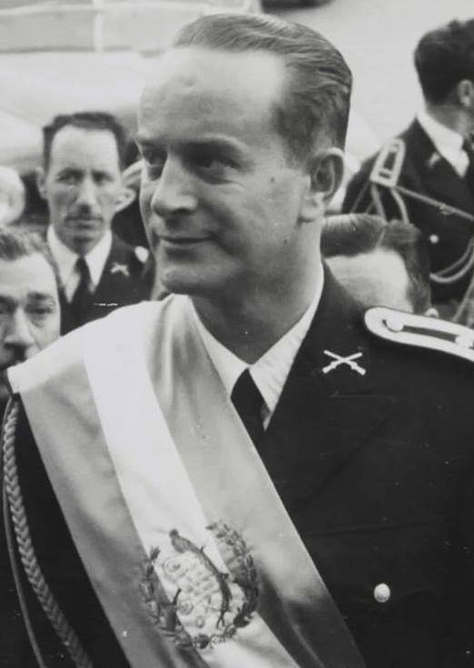 Der guatemaltekische Präsident Jacobo Árbenz
