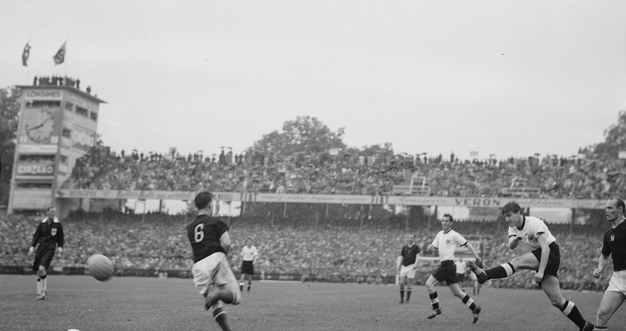 Die deutsche Elf beim Wunder von Bern, Fußball-WM 1954