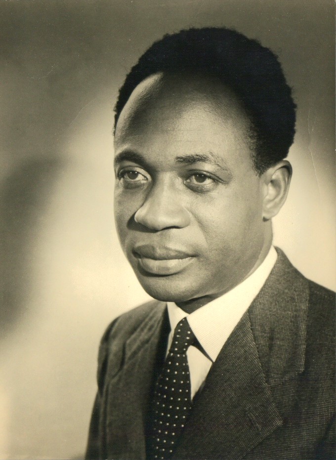 Porträt von Kwame Nkrumah, Premierminister des unabhängigen Ghana