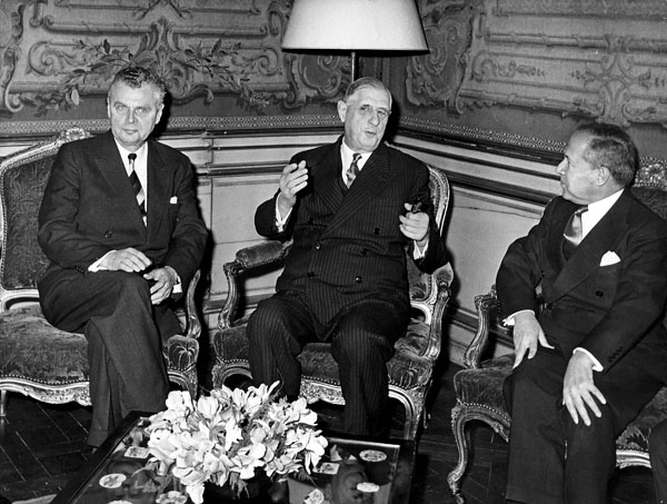 Charles de Gaulle im Jahr 1958
